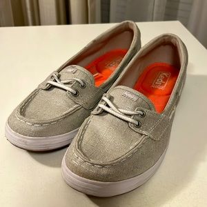 Keds Ortholite Gray Boat Shoes